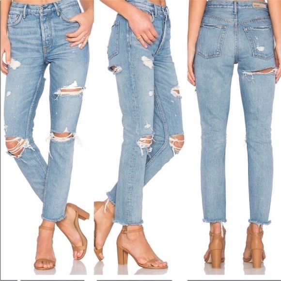 GRLFRND Karolina Distressed High Rise Jeans size 27 - Picture 13 of 13